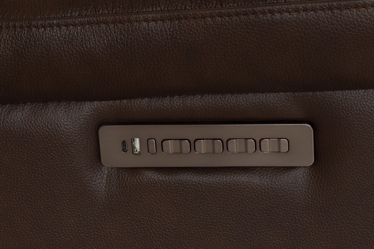 Perfect Match Plush Leather Power Recliner